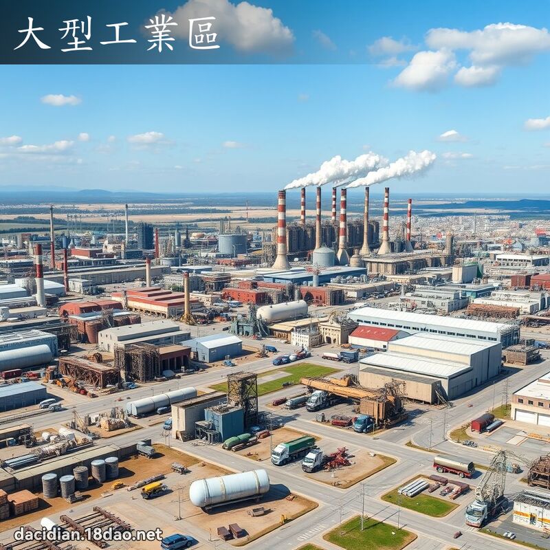 大型工業區 - 國語大辭典配圖