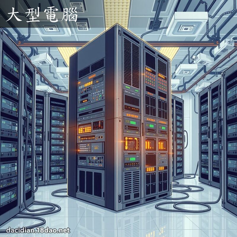 大型電腦 - 國語大辭典配圖