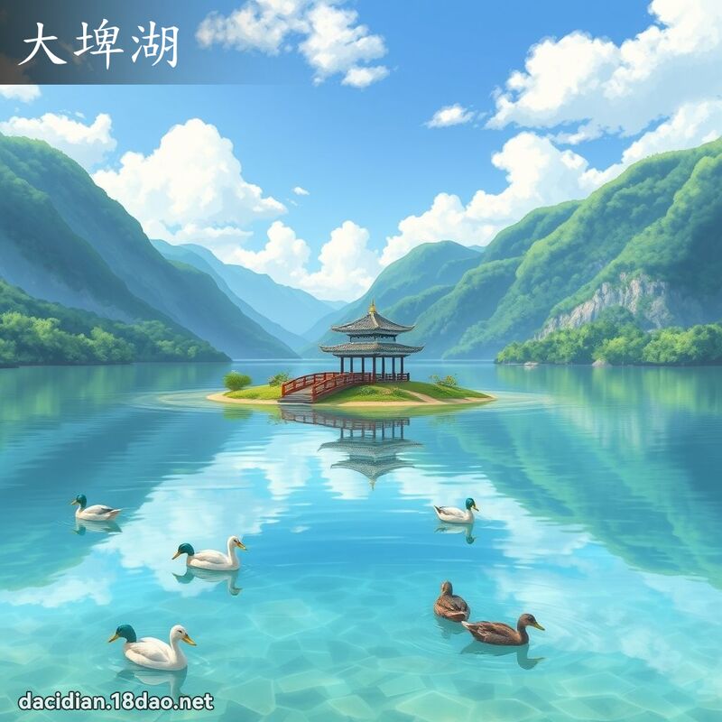 大埤湖 - 國語大辭典配圖