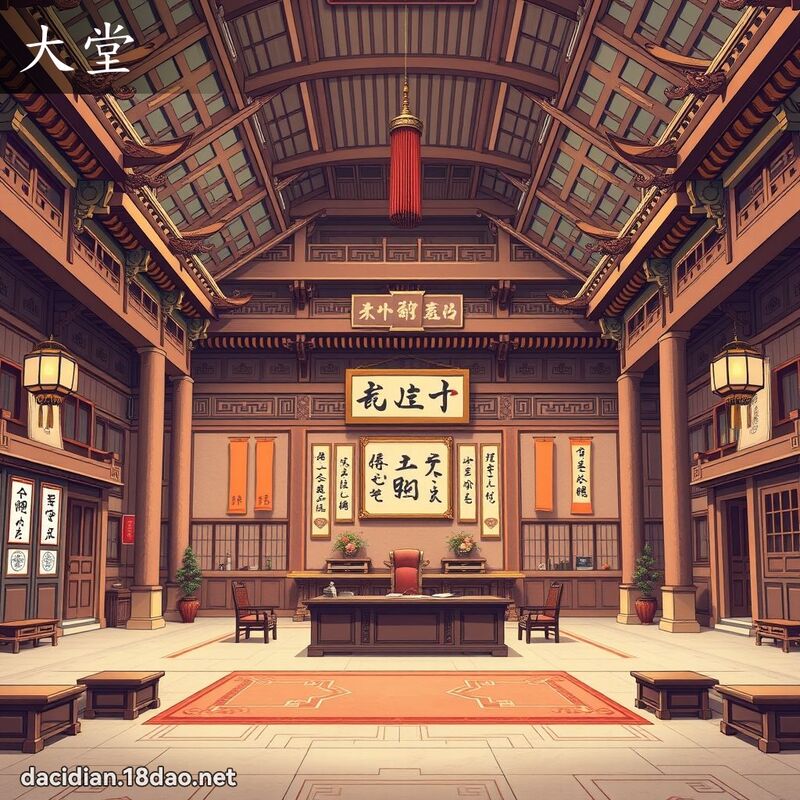 大堂 - 国语大辞典配图