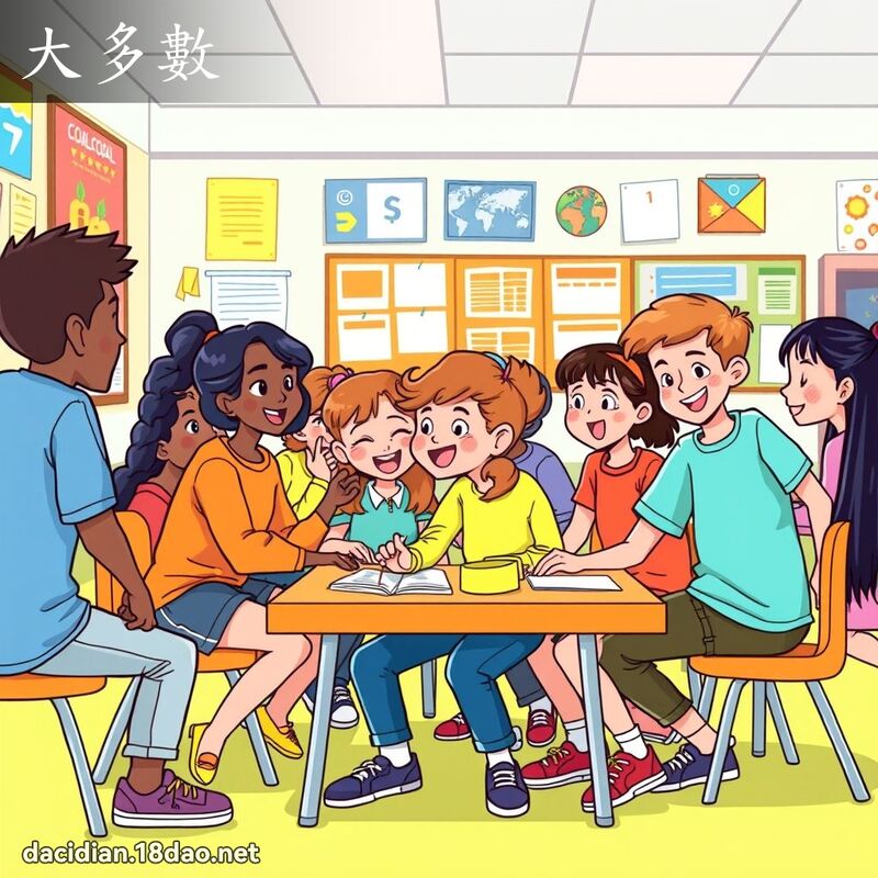 大多数 - 国语大辞典配图