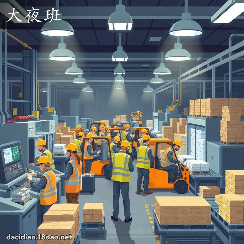 大夜班 - 国语大辞典配图