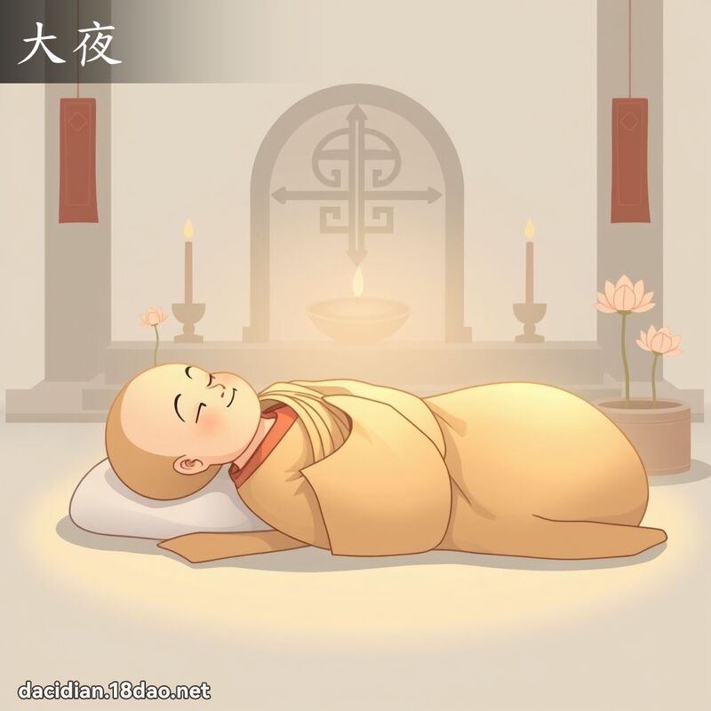 大夜 - 國語大辭典配圖
