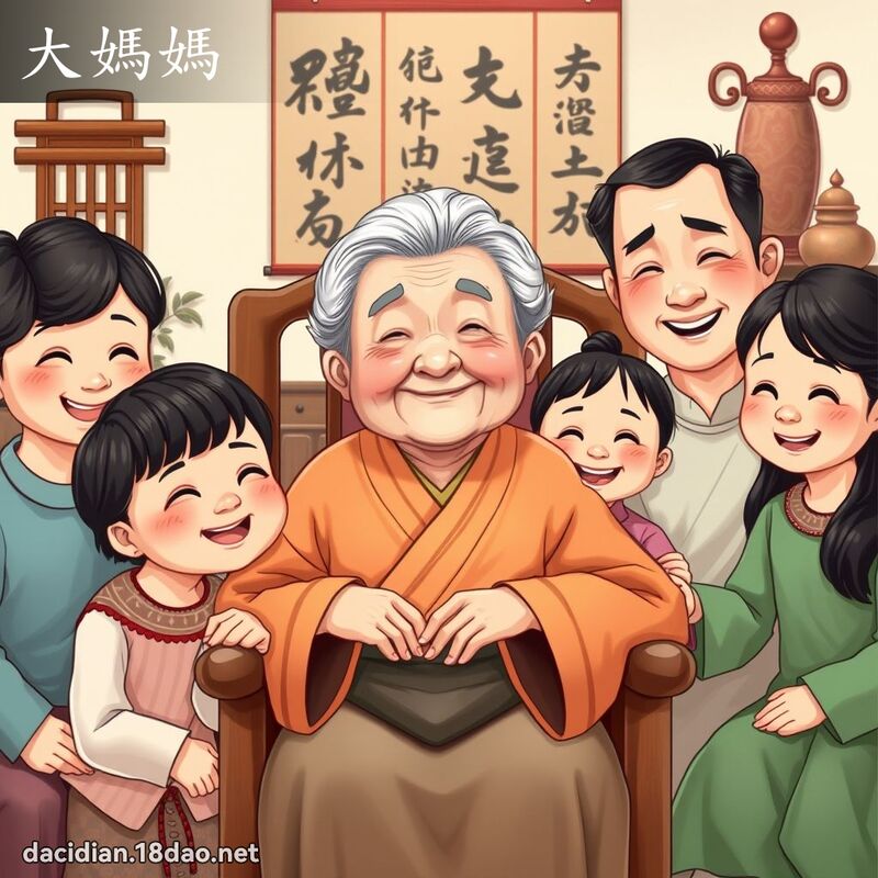 大媽媽 - 國語大辭典配圖