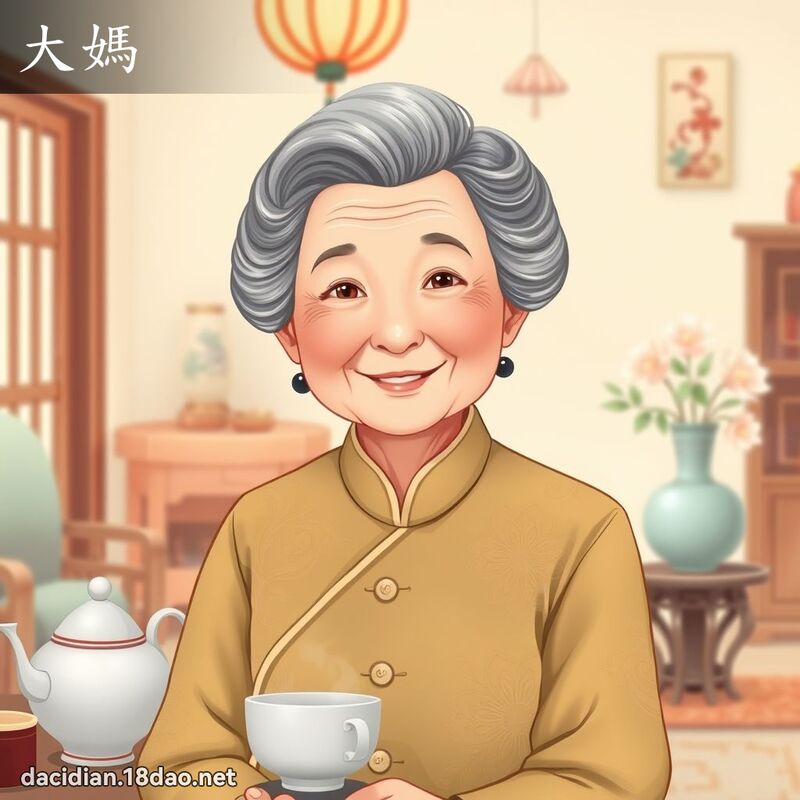 大媽 - 國語大辭典配圖