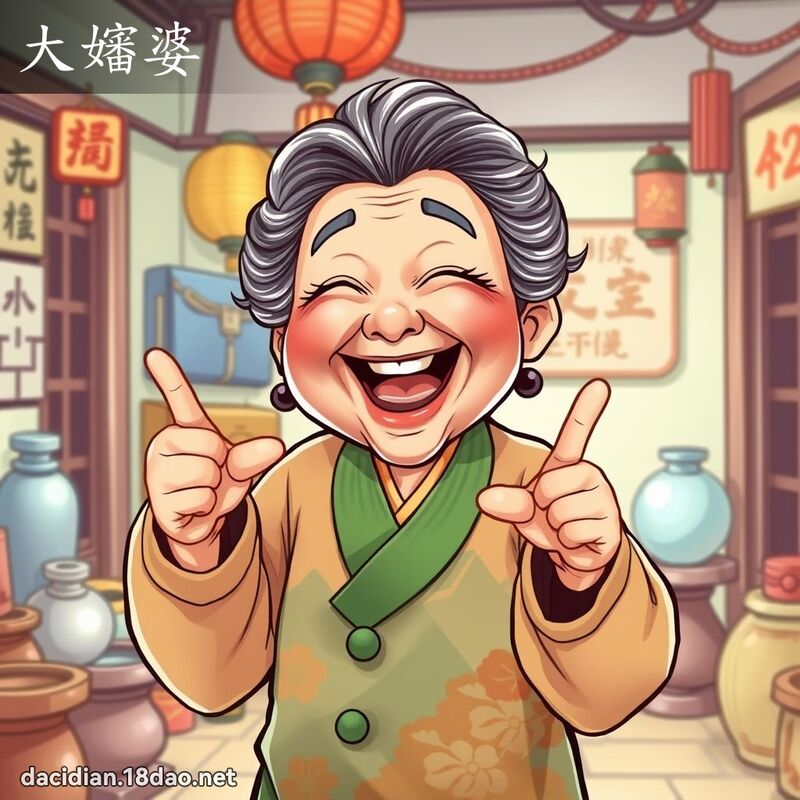 大嬸婆 - 國語大辭典配圖
