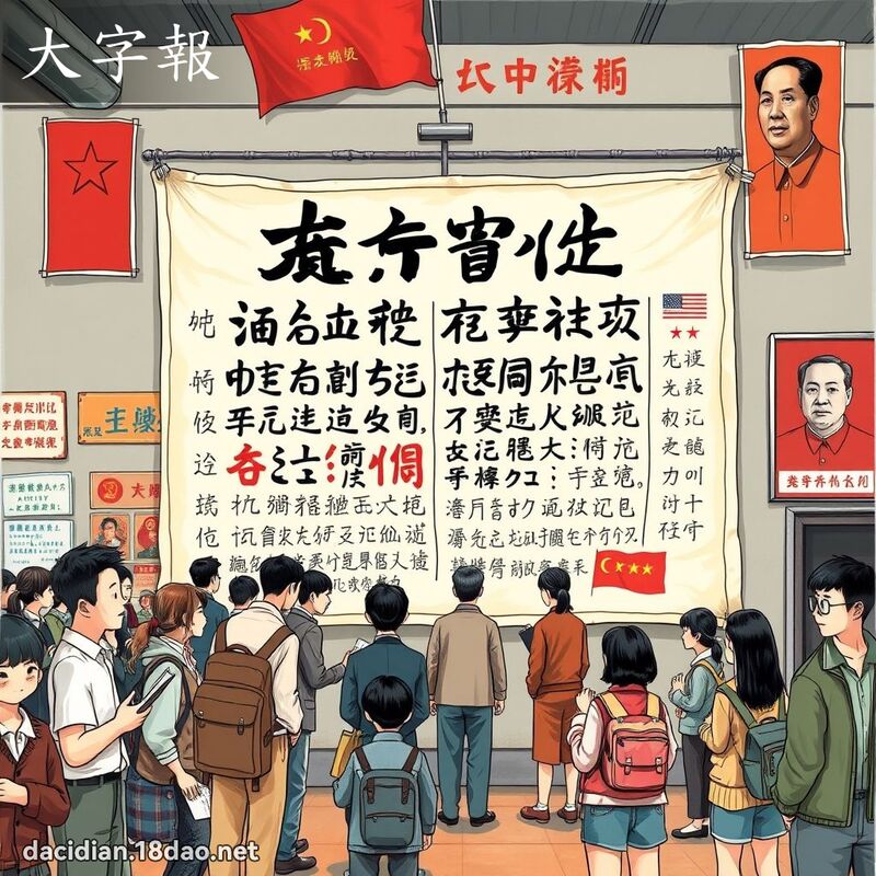 大字報 - 國語大辭典配圖
