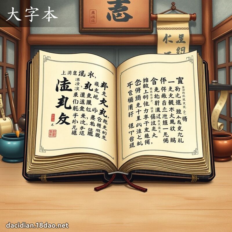 大字本 - 国语大辞典配图
