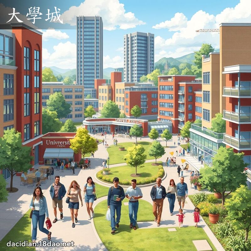 大学城 - 国语大辞典配图