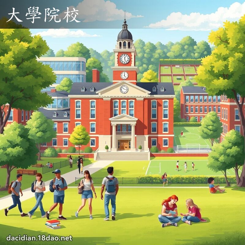 大学院校 - 国语大辞典配图