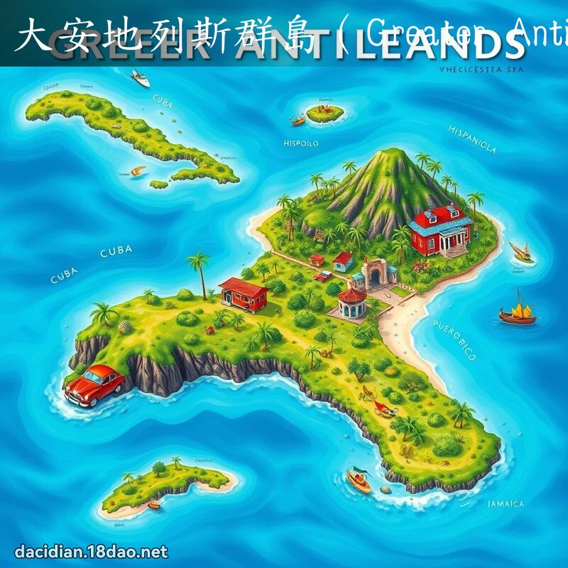 大安地列斯群島（Greater Antilles Islands） - 國語大辭典配圖