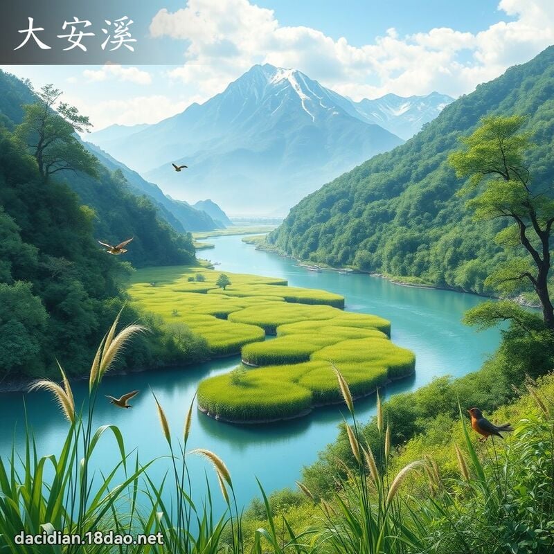 大安溪 - 国语大辞典配图