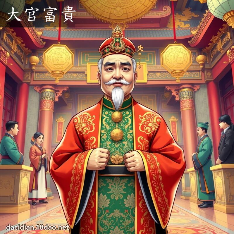 大官富贵 - 国语大辞典配图