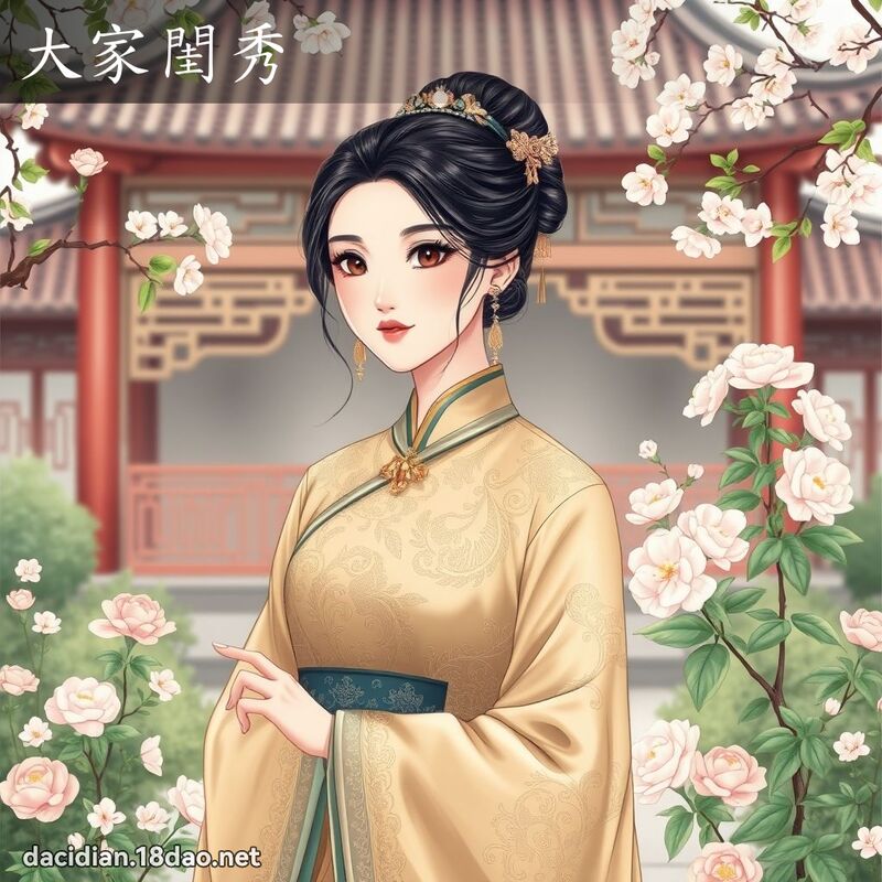 大家閨秀 - 國語大辭典配圖