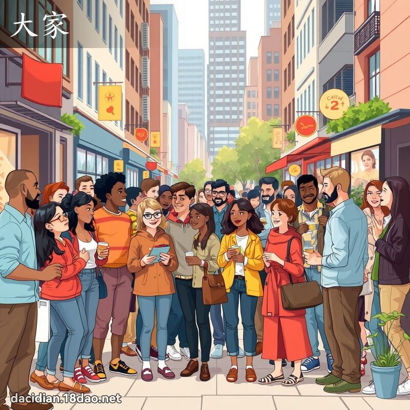 词语: 大家 (多意词)