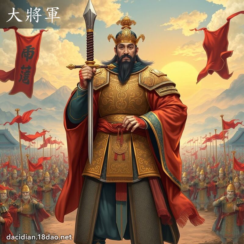 大將軍 - 國語大辭典配圖