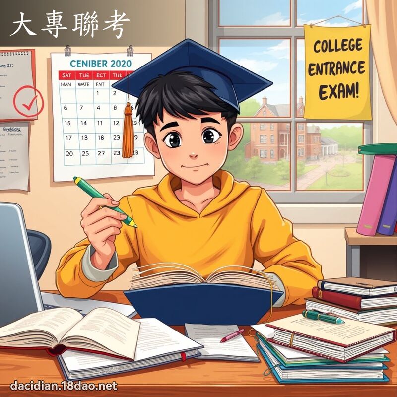 大專聯考 - 國語大辭典配圖