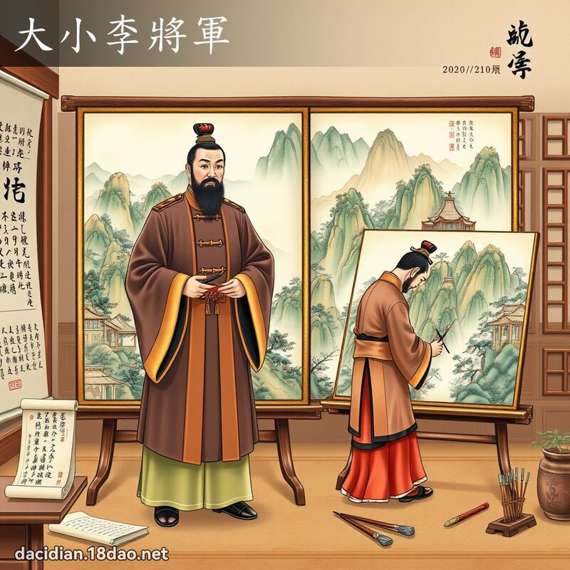 大小李將軍 - 國語大辭典配圖