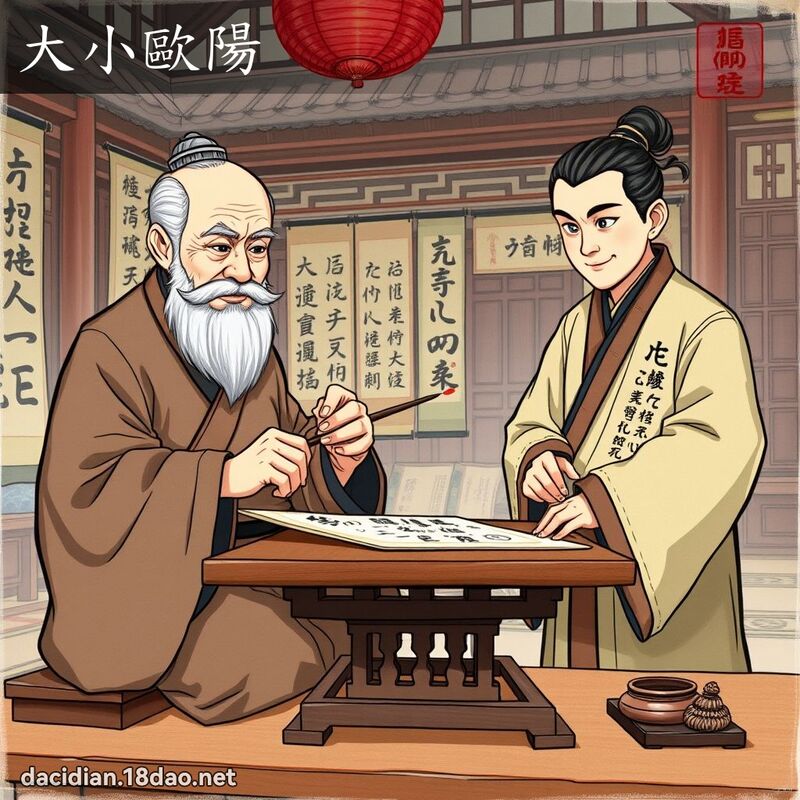 大小歐陽 - 國語大辭典配圖