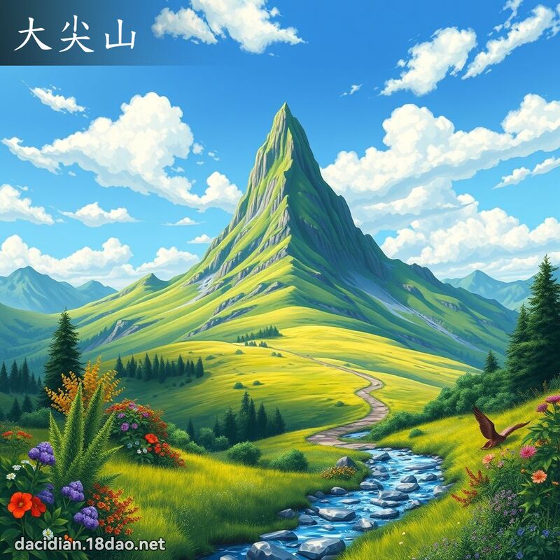 大尖山 - 國語大辭典配圖