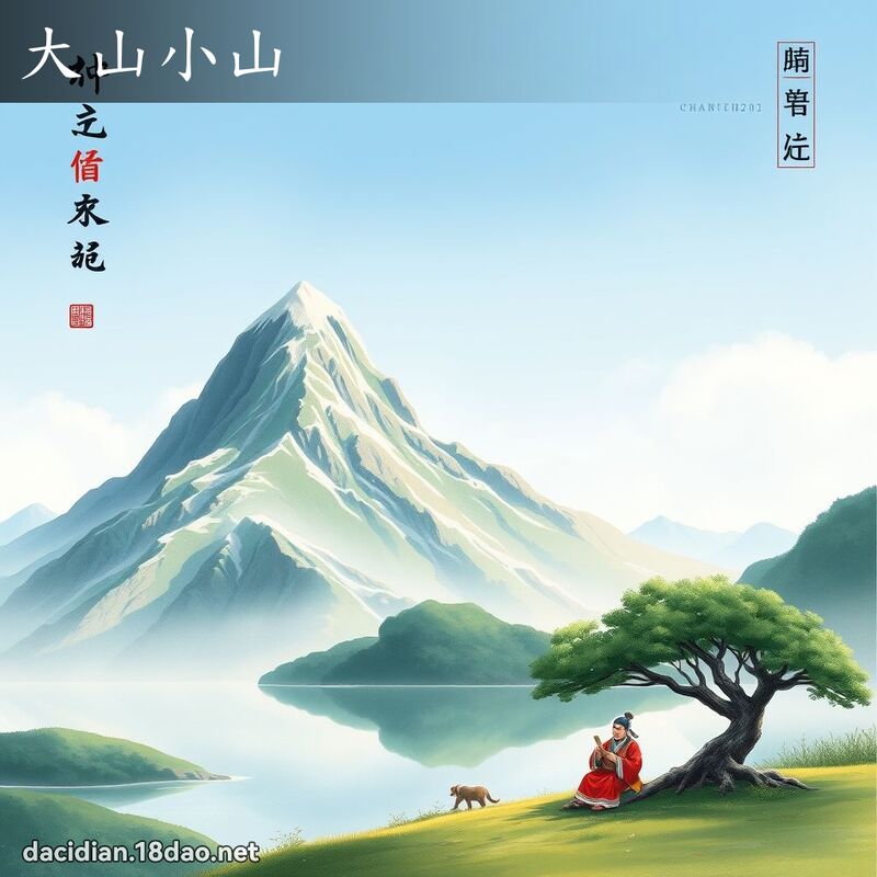 大山小山 - 国语大辞典配图