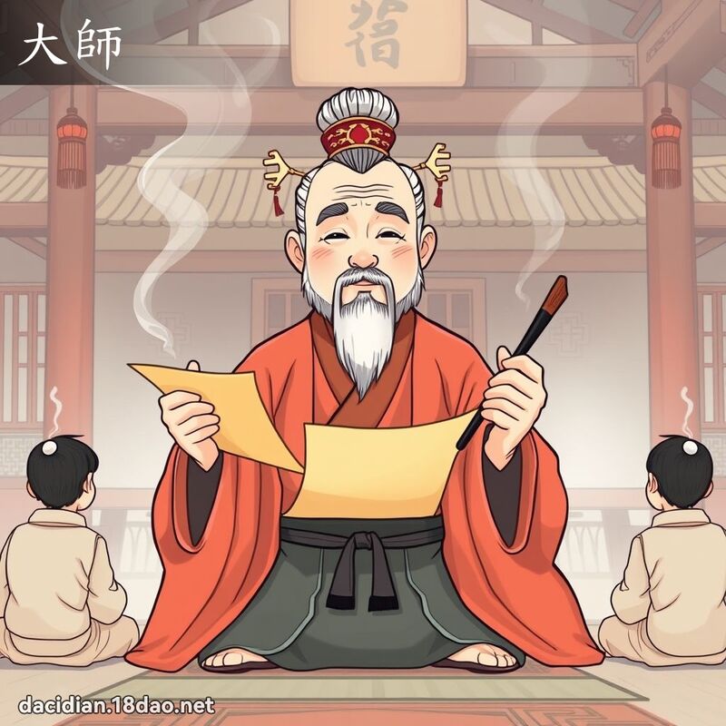 大師 - 國語大辭典配圖