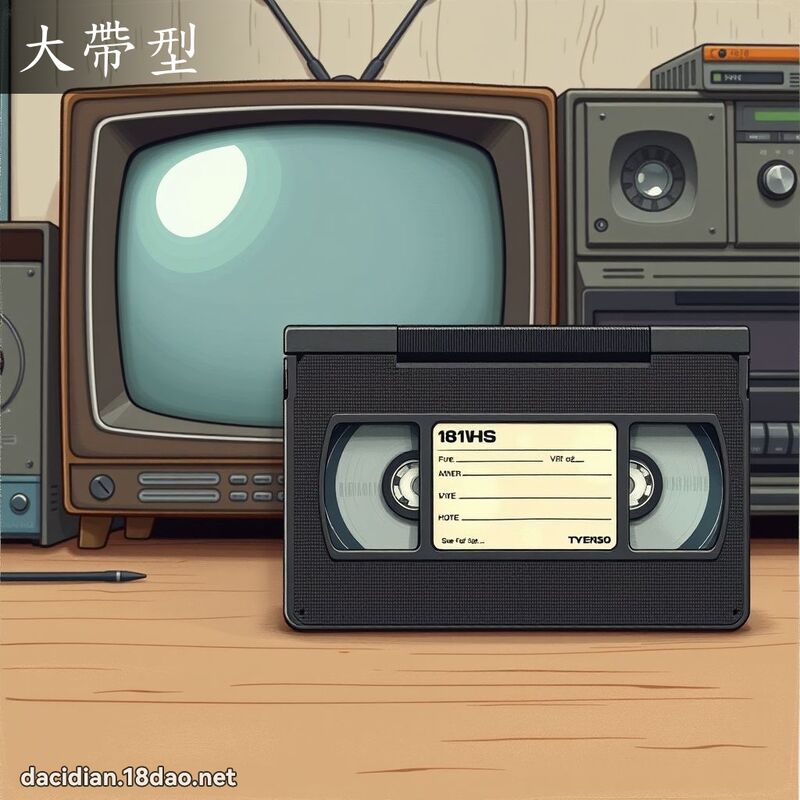 大帶型 - 國語大辭典配圖