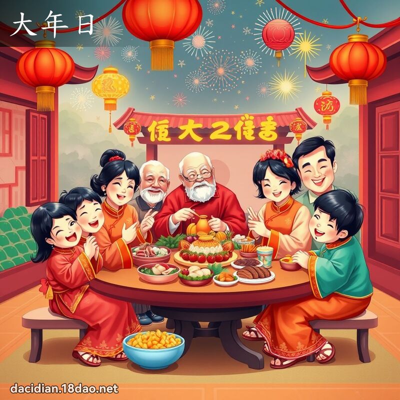 大年日 - 国语大辞典配图