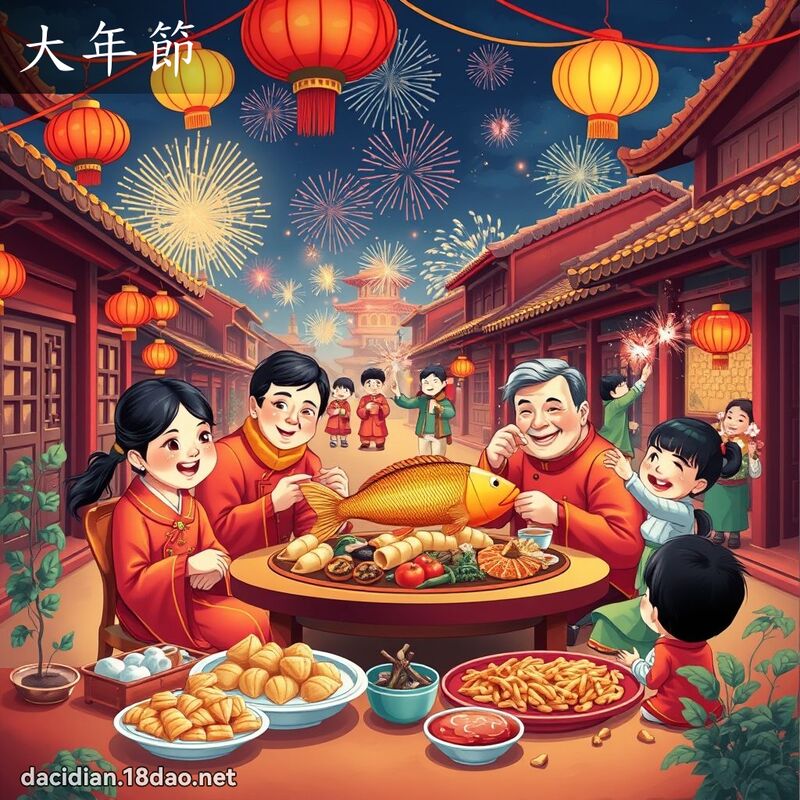 大年節 - 國語大辭典配圖