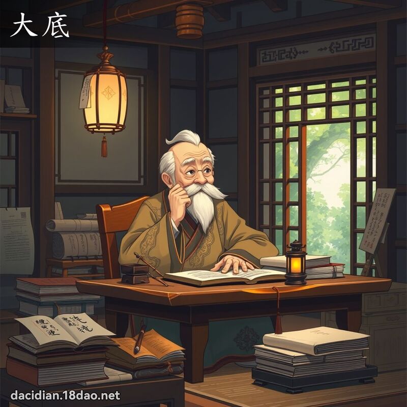 大底 - 國語大辭典配圖