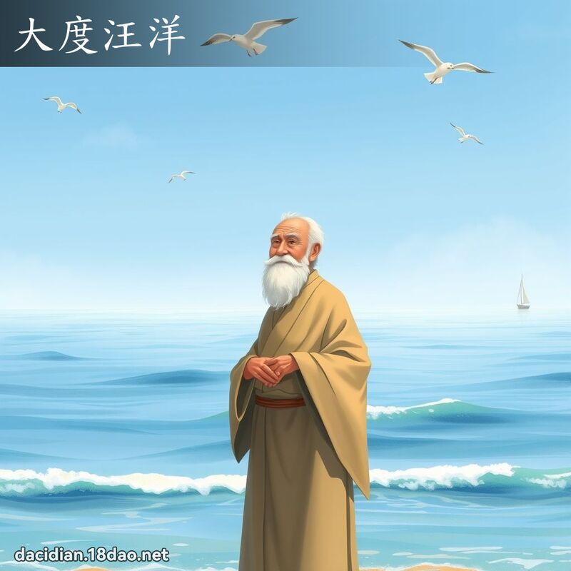 大度汪洋 - 国语大辞典配图