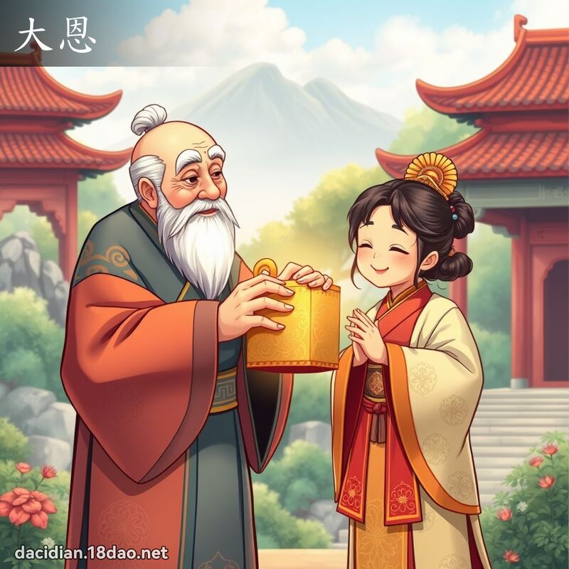 大恩 - 國語大辭典配圖