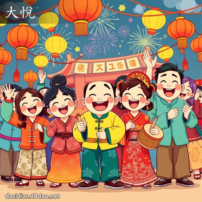 大悅 - 國語大辭典配圖