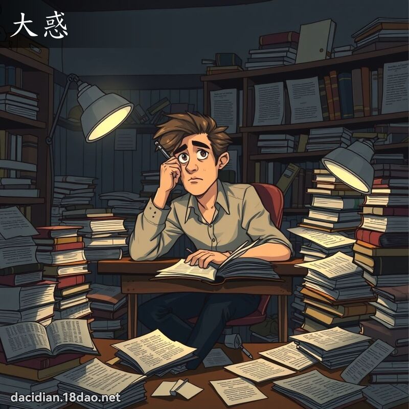 大惑 - 國語大辭典配圖