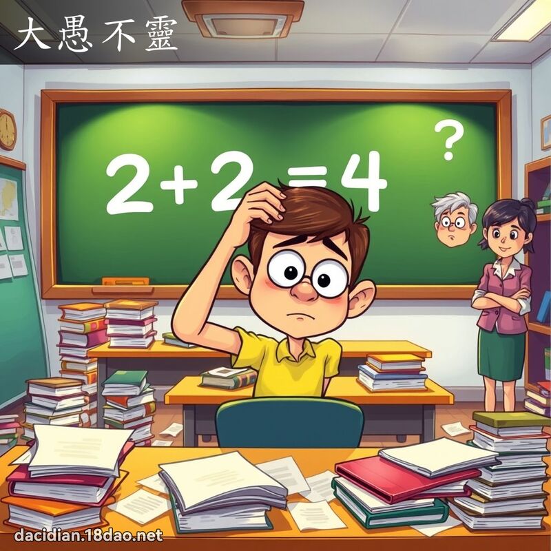 大愚不靈 - 國語大辭典配圖