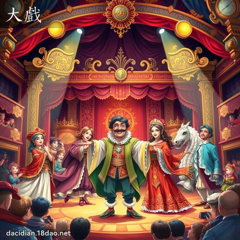 大戲 - 國語大辭典配圖