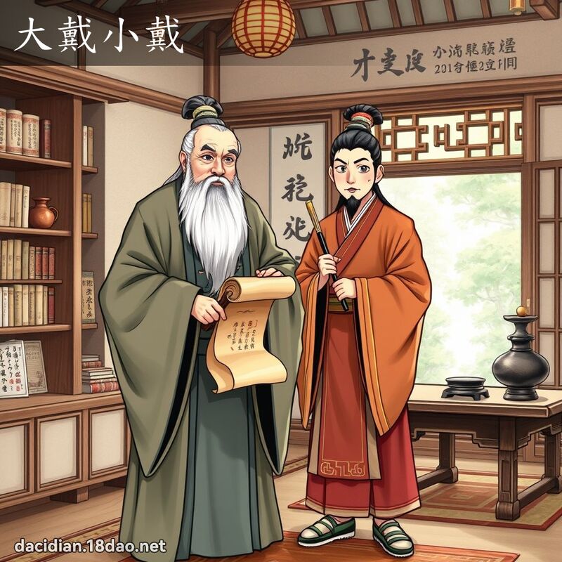 大戴小戴 - 國語大辭典配圖