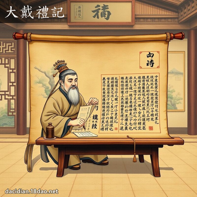大戴禮記 - 國語大辭典配圖