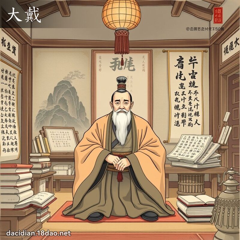 大戴 - 国语大辞典配图