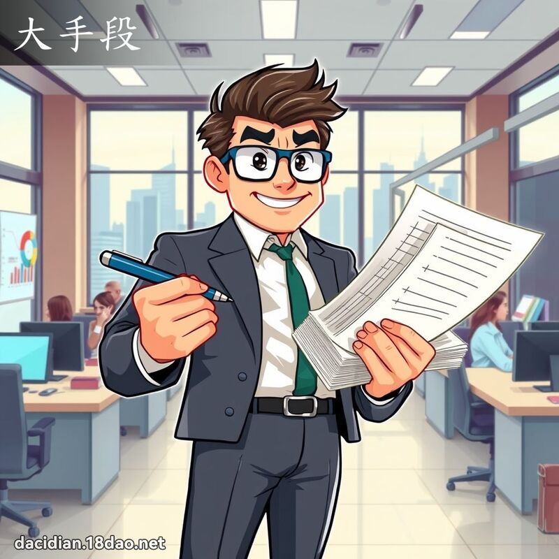 大手段 - 国语大辞典配图