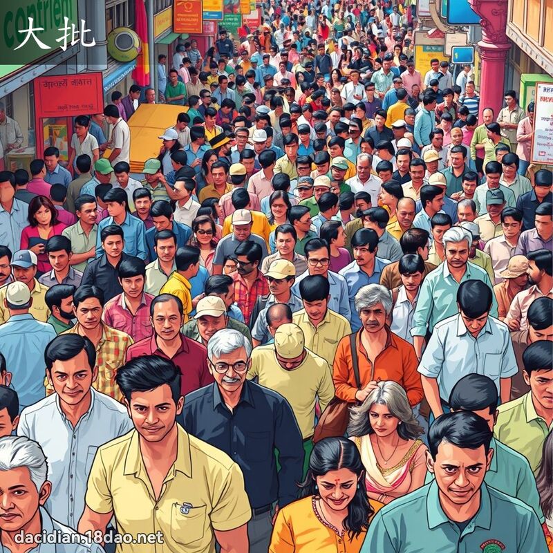 大批 - 國語大辭典配圖