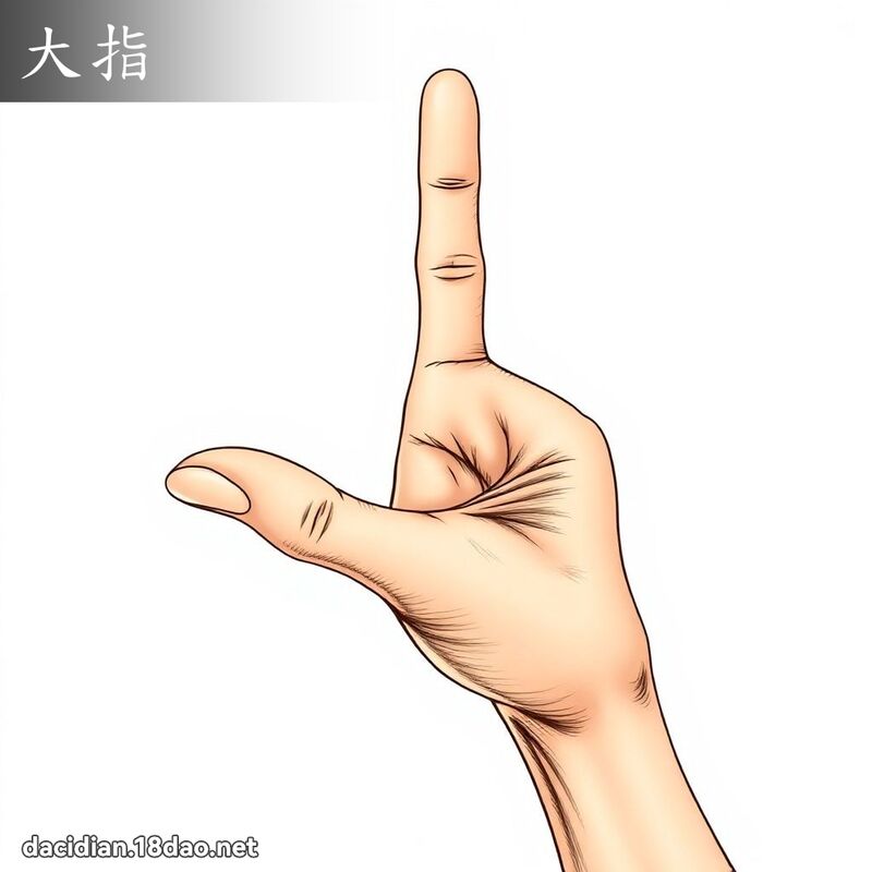 大指 - 國語大辭典配圖
