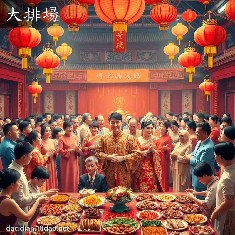 大排場 - 國語大辭典配圖