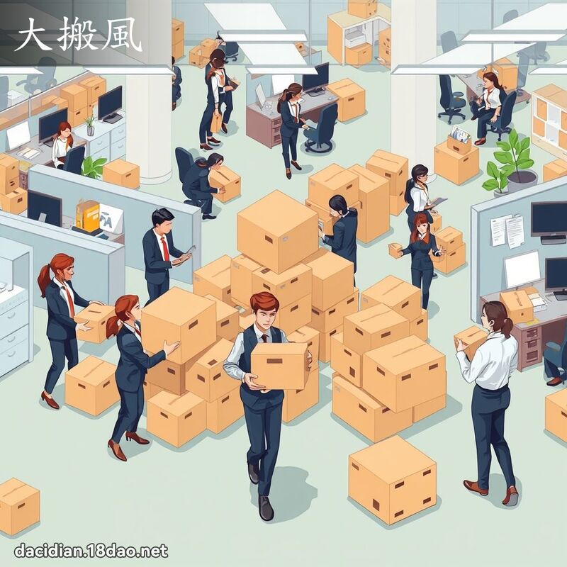 大搬風 - 國語大辭典配圖