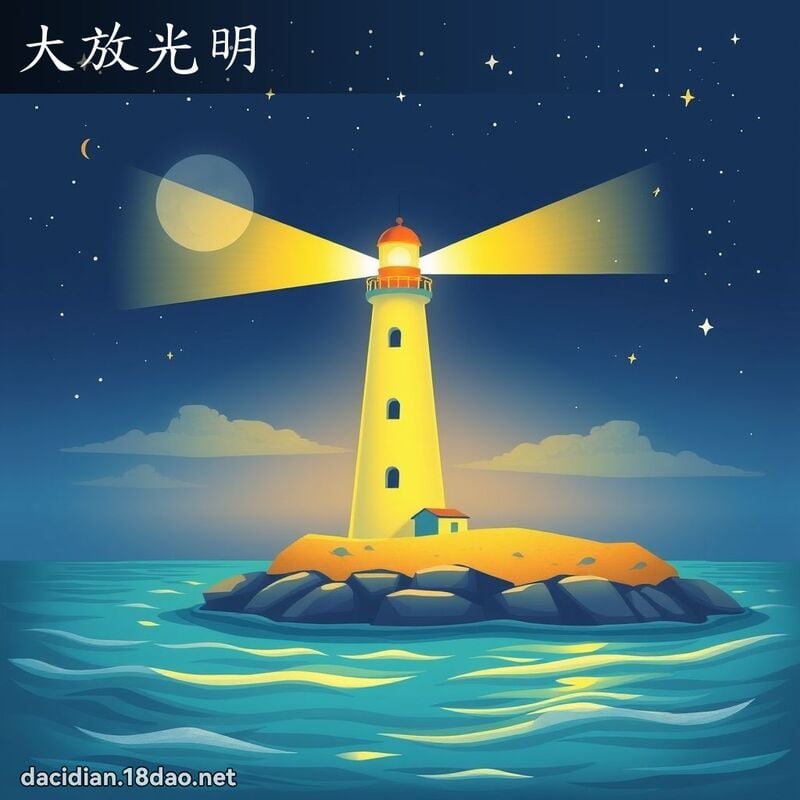 大放光明 - 国语大辞典配图