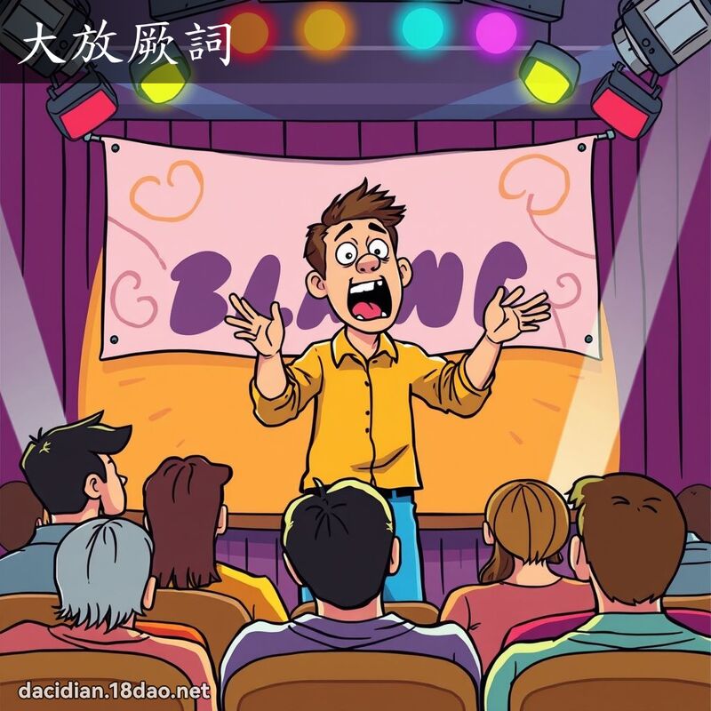 大放厥詞 - 國語大辭典配圖