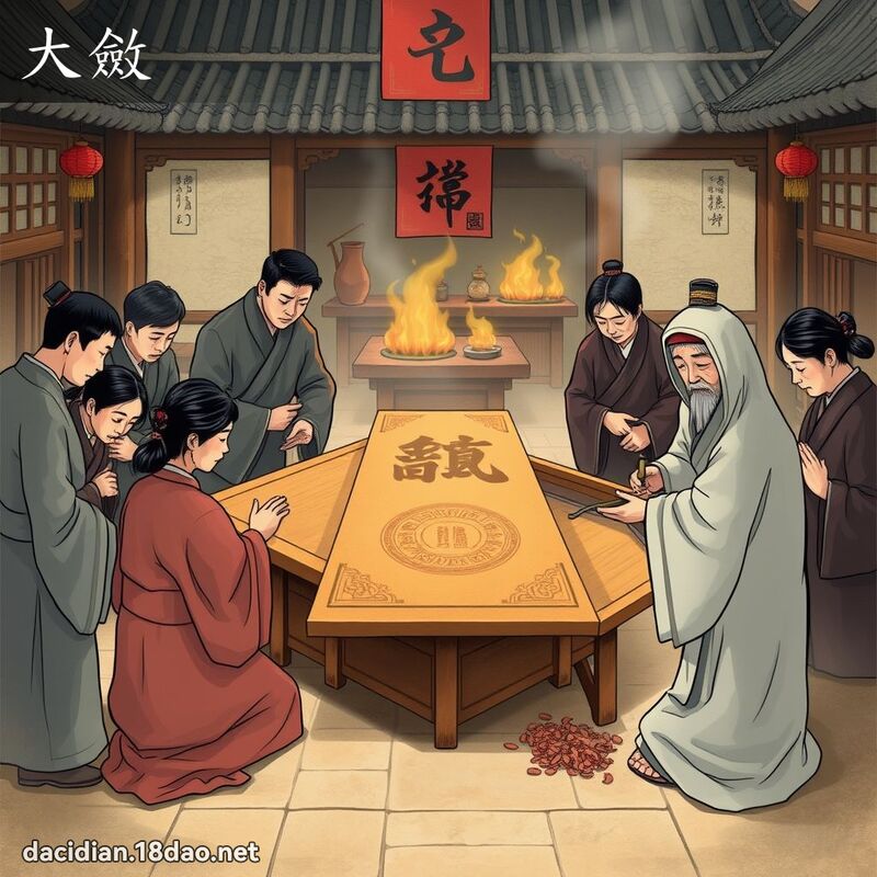 大斂 - 國語大辭典配圖