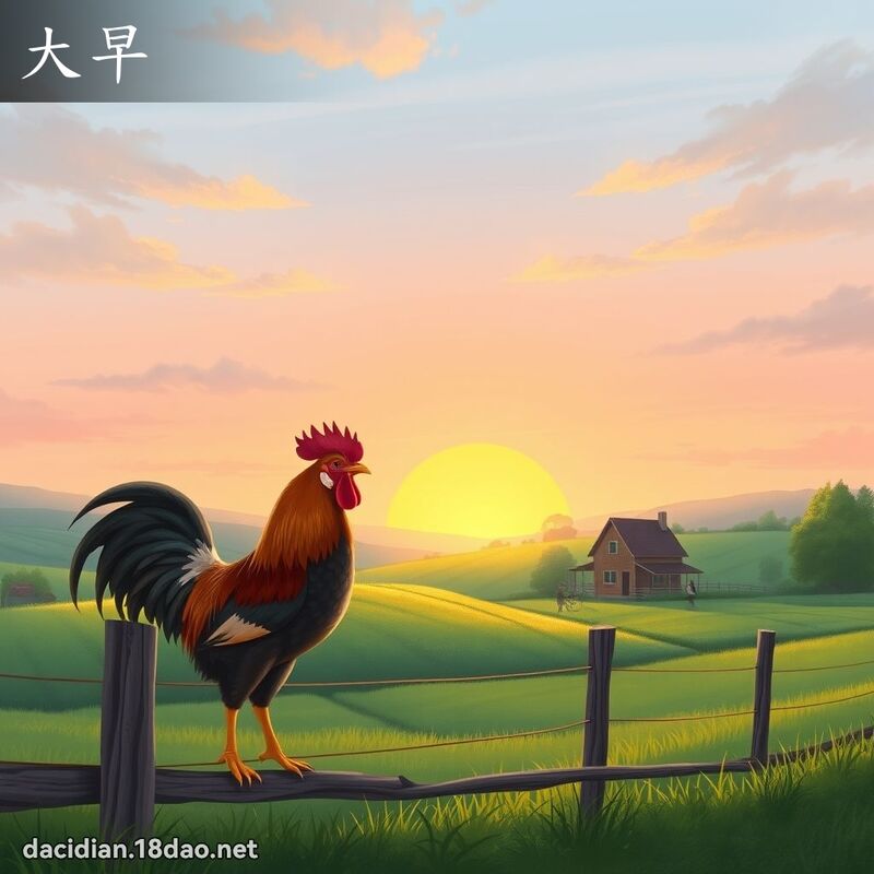 大早 - 國語大辭典配圖
