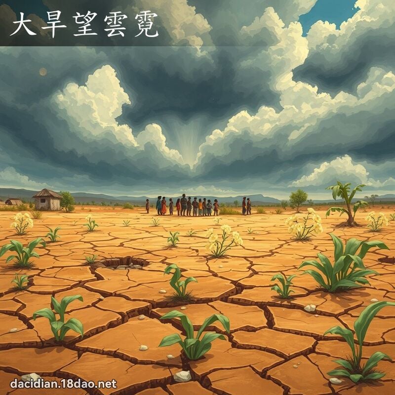 大旱望雲霓 - 國語大辭典配圖