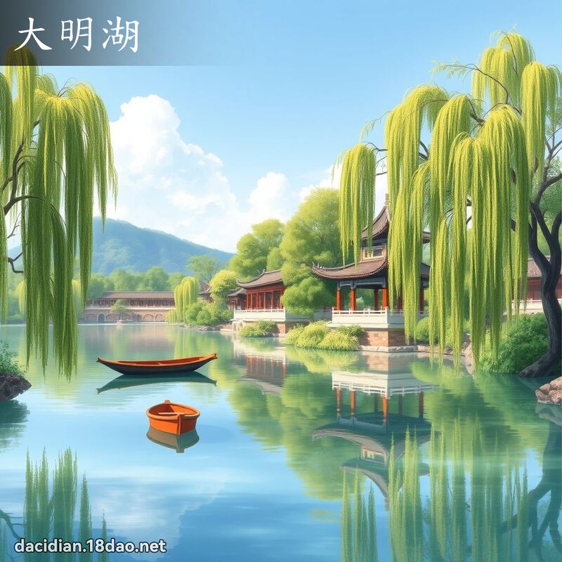 大明湖 - 國語大辭典配圖
